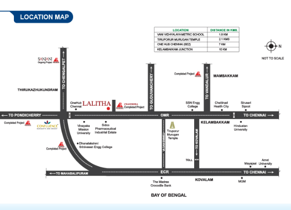 Arun Excello Lalitha B 1 Location Map